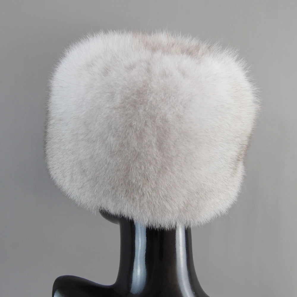 Genuine Fox-Fur Bomber Hat