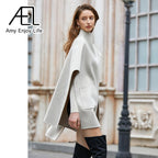 Irregular Hem Cloak Coat - view 5
