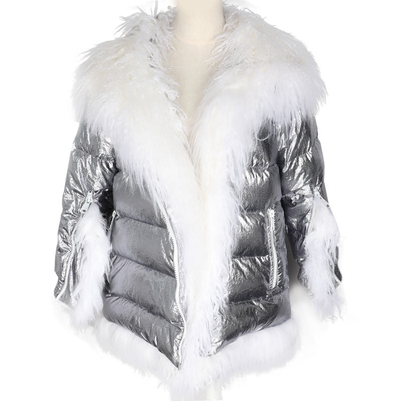Mid-Length Quilted Puffer Coat - view 2