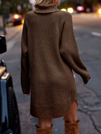 Cutout High-Neck Knit Dress — product image 22