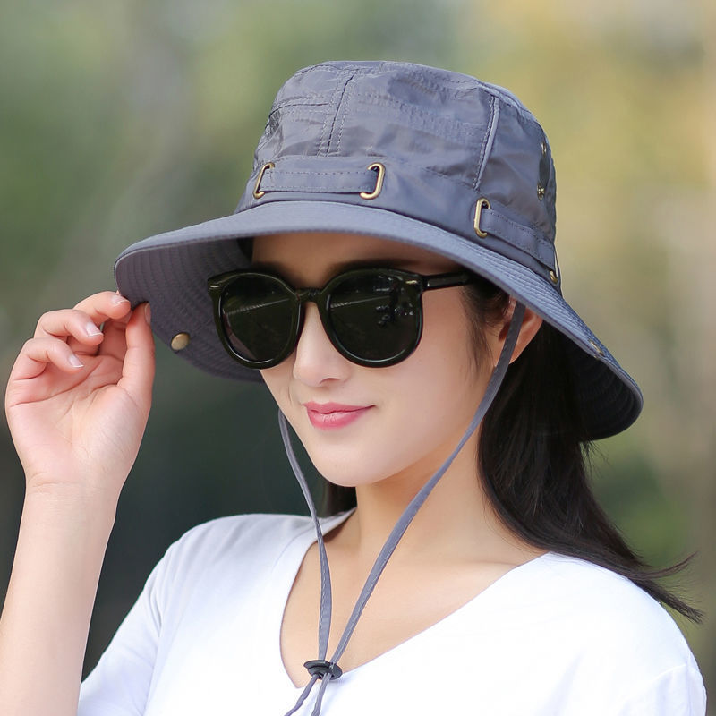 Gorra de sol plegable de ocho botones, circunferencia de la cabeza 54-59cm, transpirable