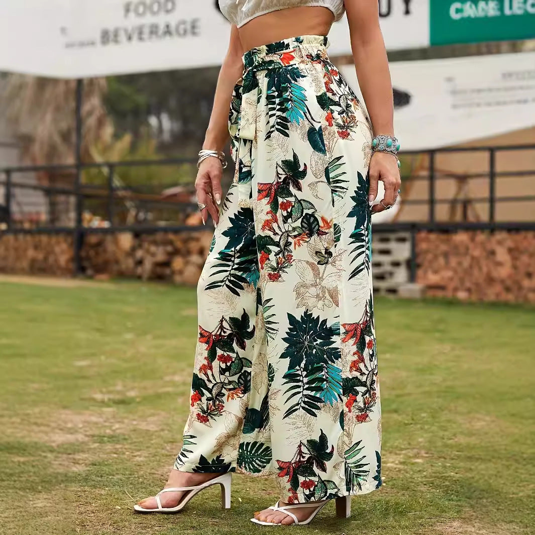 Relaxed Lace-Up Trousers