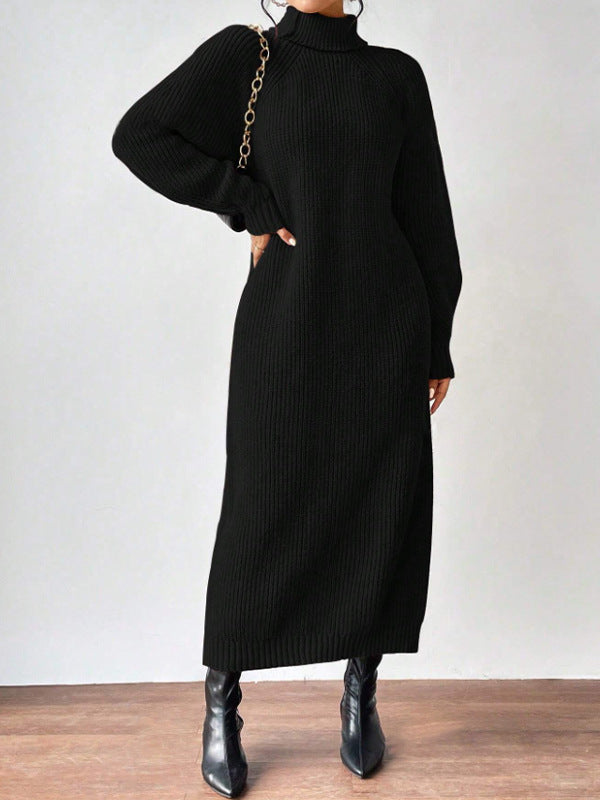 High-Neck Knit Maxi Dress — product image 16