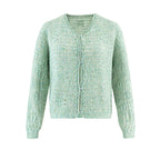 Cardigan pull coupe slim col en V