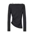 Pull en tricot chic à manches longues et blocs de couleurs