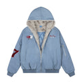 Faux-Wool Collar Hooded Puffer Jacket