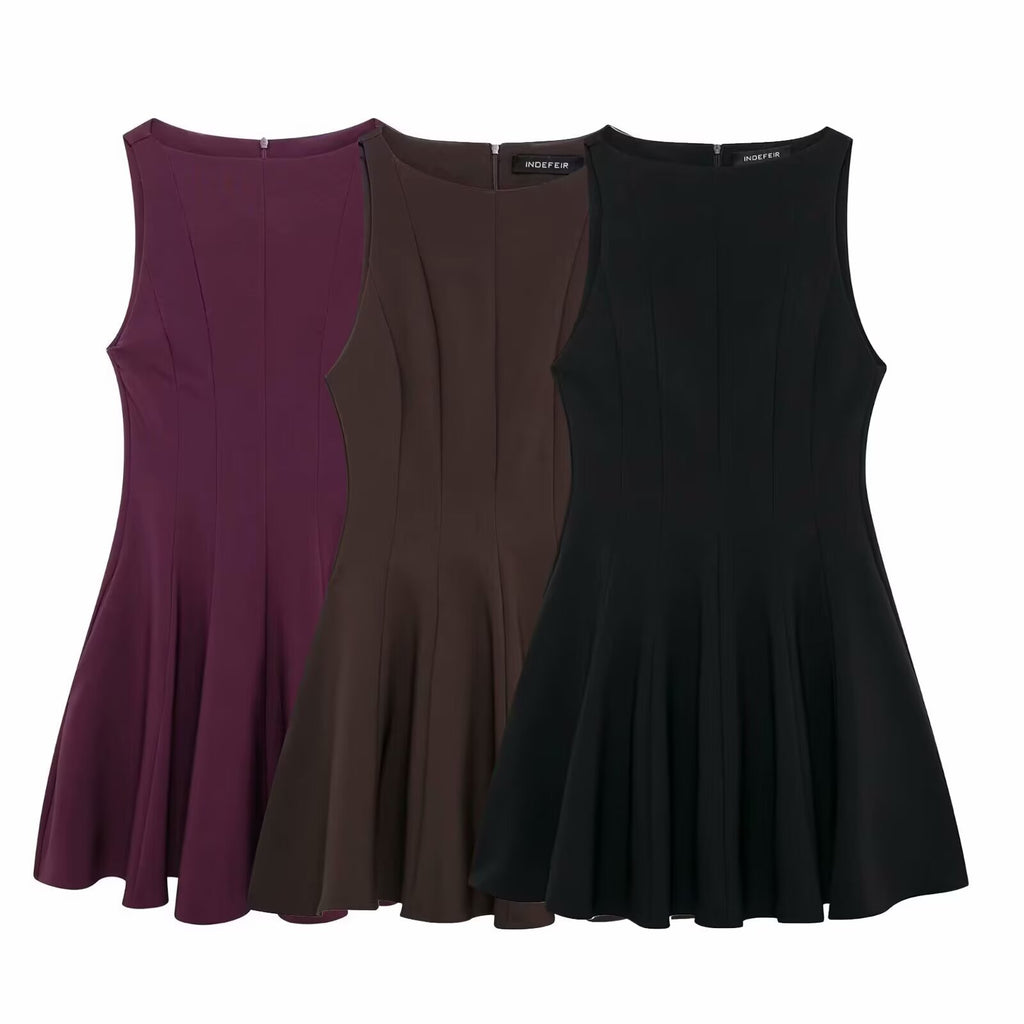 Sleeveless Swing Mini Dress