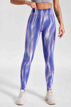 Aurora-Dyed Seamless Yoga Leggings - view 9