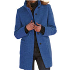 Stand-Collar Longline Coat