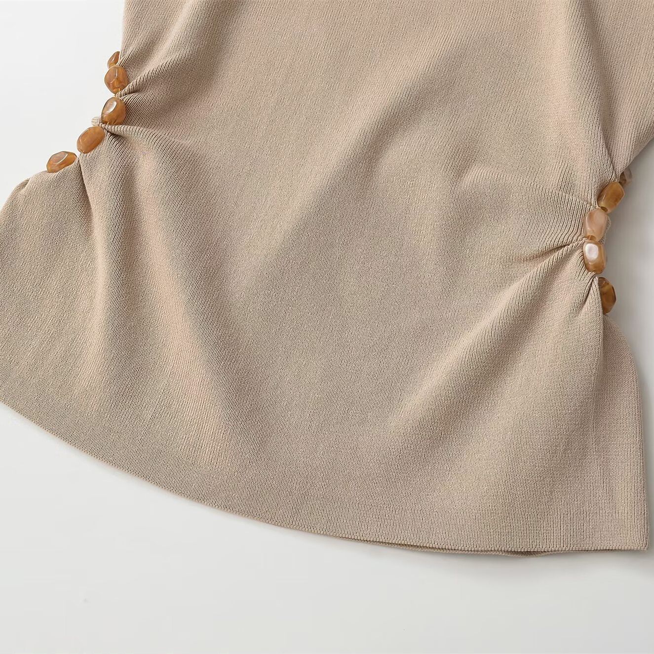 Side-Cutout Sleeveless Top