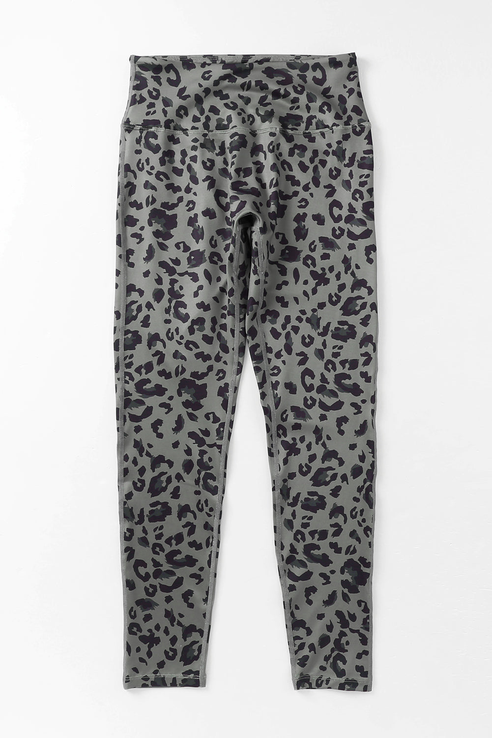 Green Leopard-Print Active Leggings - view 14
