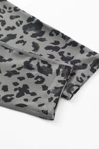 Green Leopard-Print Active Leggings - view 17