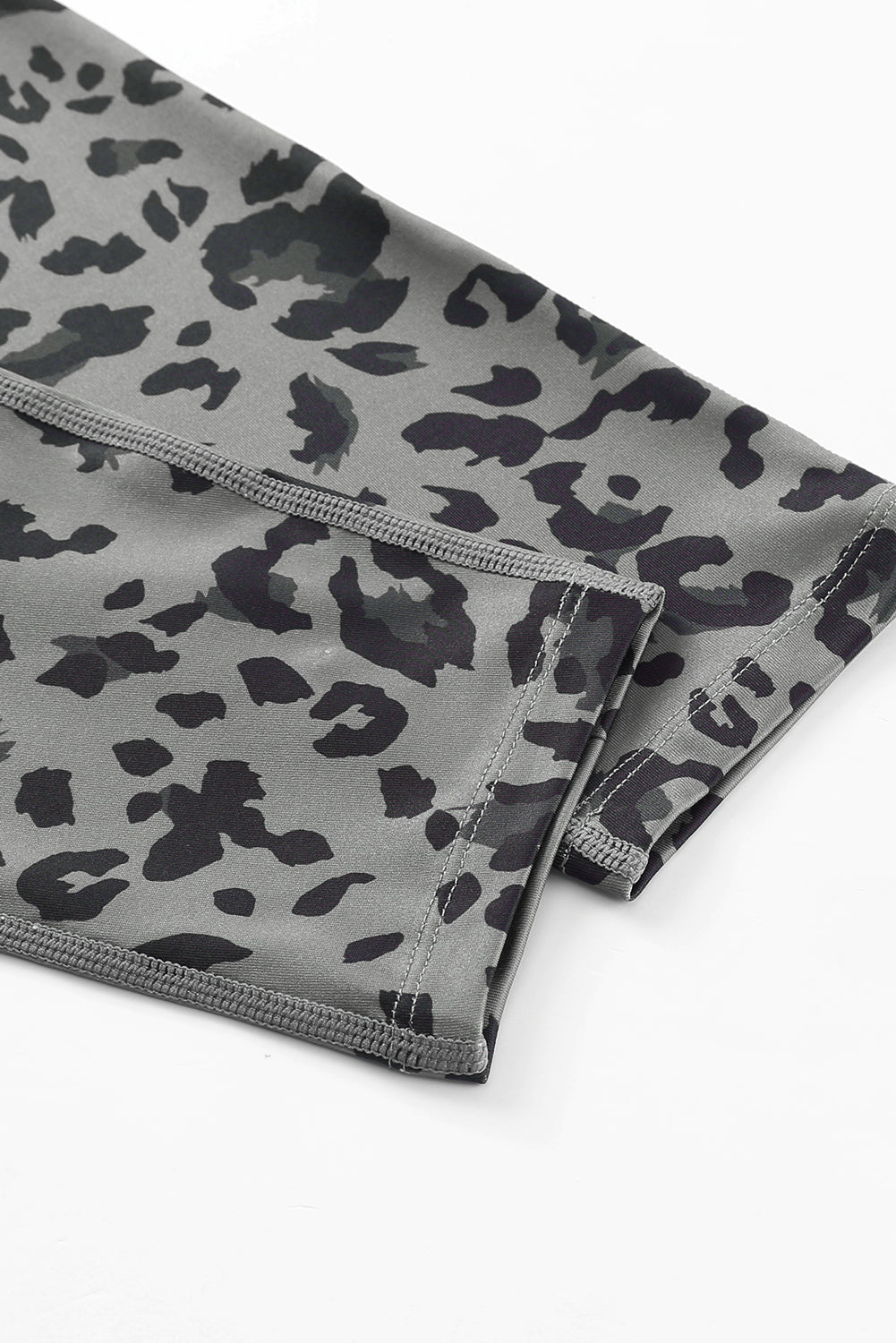 Green Leopard-Print Active Leggings - view 17