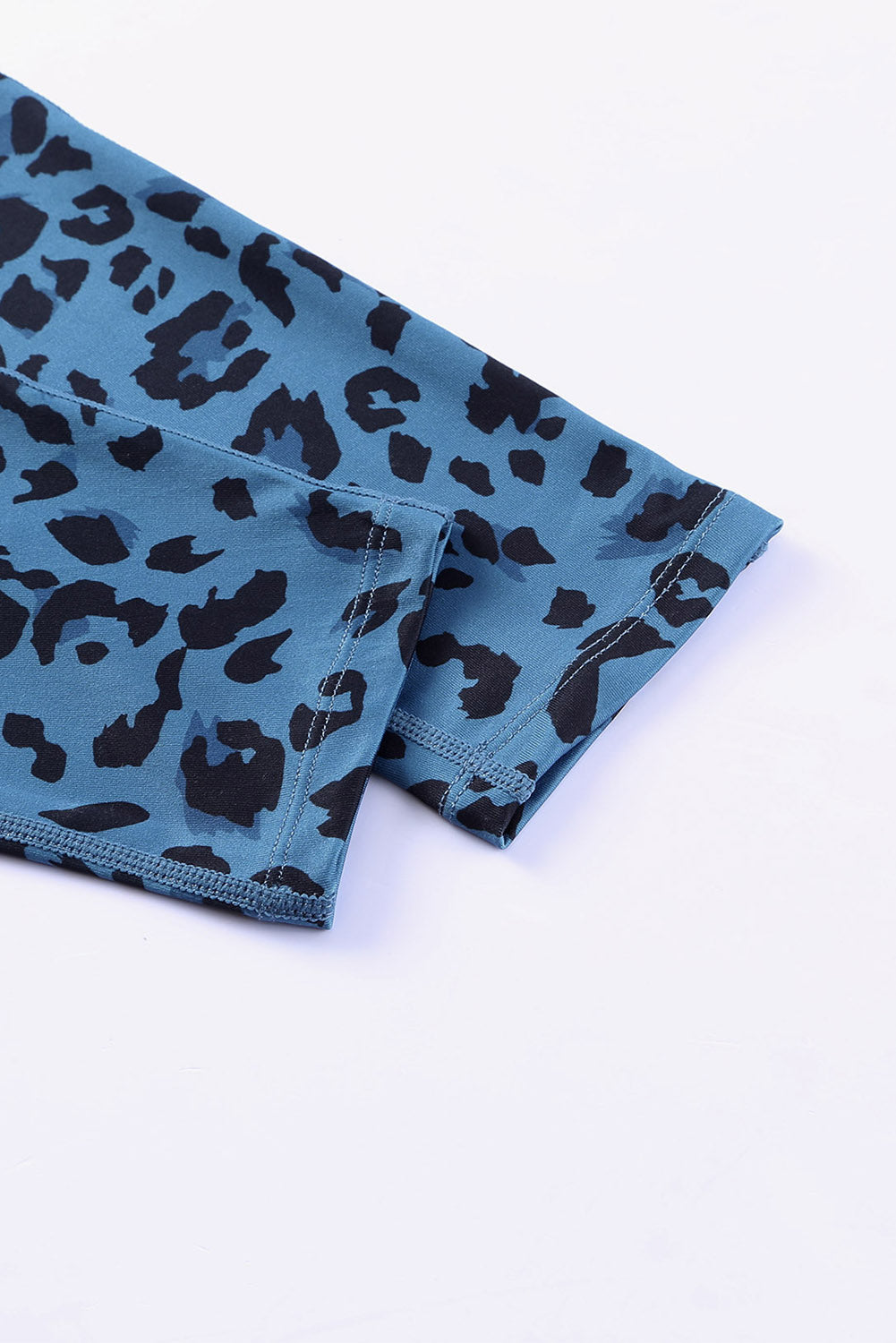 Green Leopard-Print Active Leggings - view 10