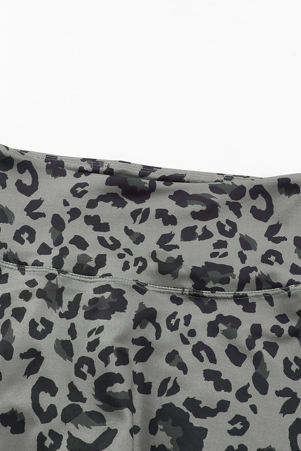 Green Leopard-Print Active Leggings - view 16