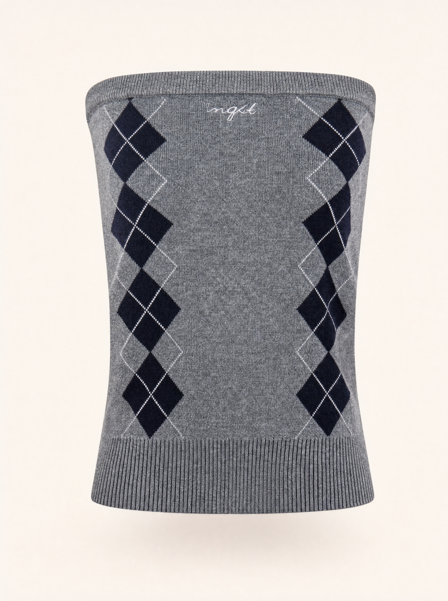 Diamond Color-Block Strapless Top product cover