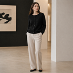Textured Wool-Blend Knit Cardigan - Black